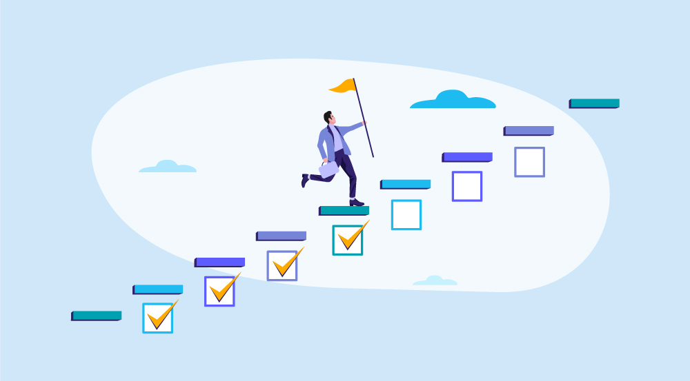 Illustrative representation of a career progression framework.