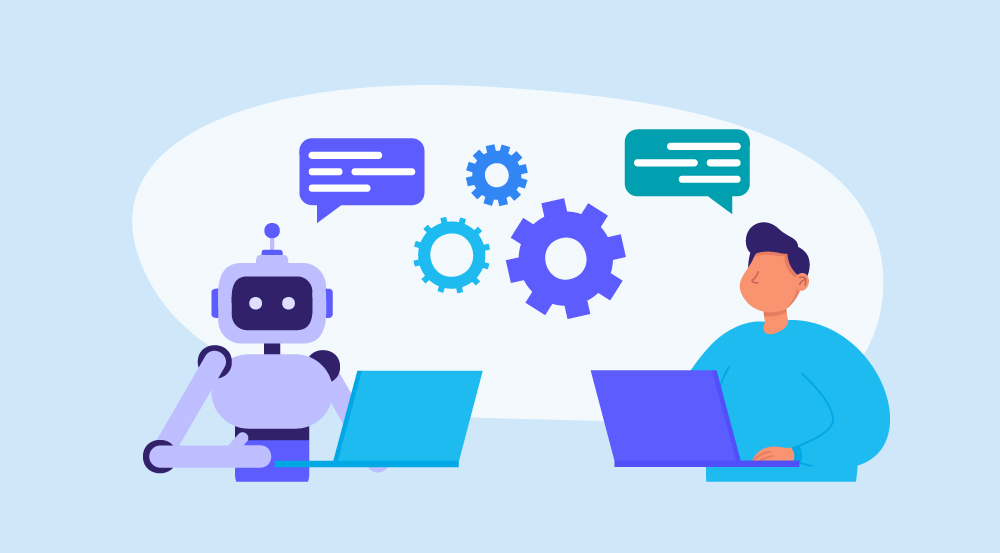 A conceptual idea of HR automation.