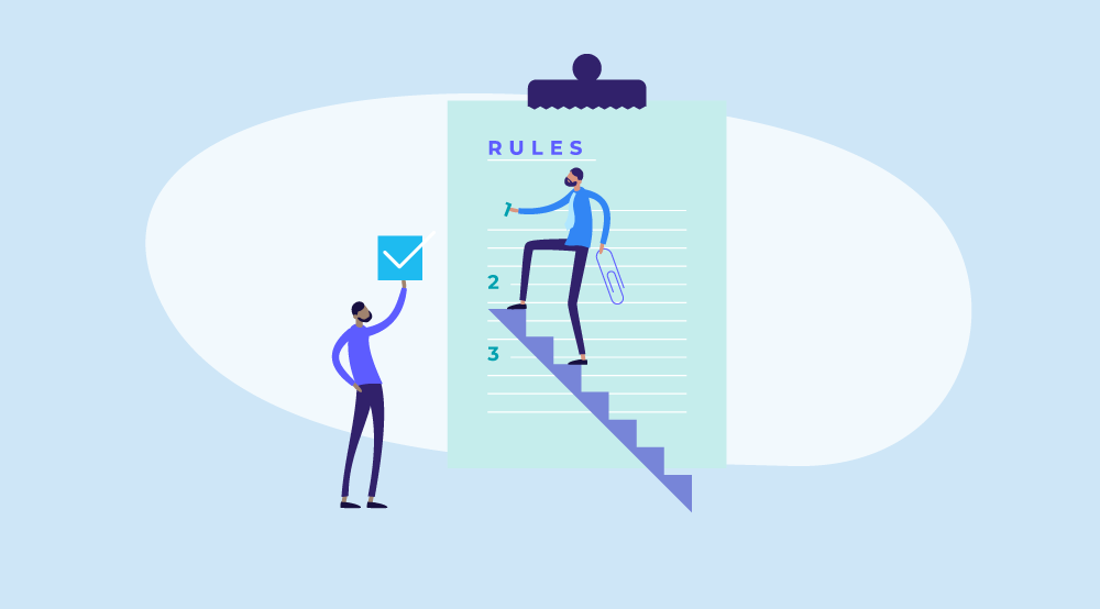 Illustrative concept of an HR compliance checklist