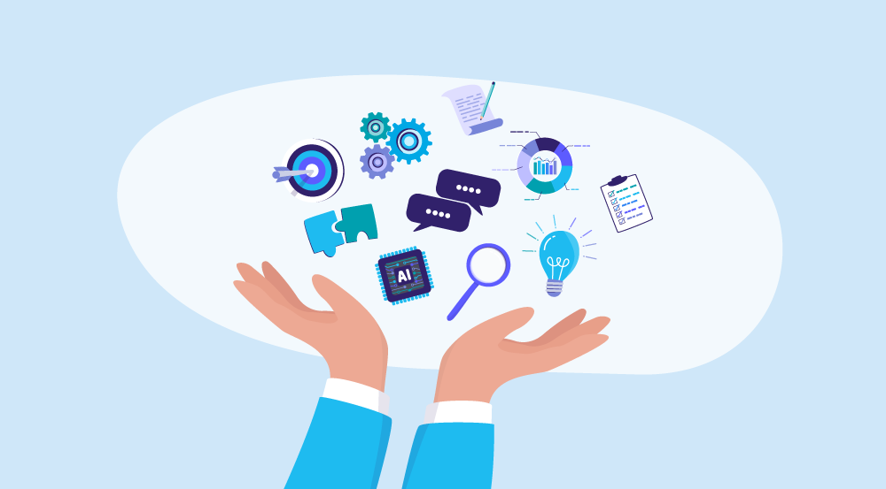 A conceptual idea of HR leadership skills.