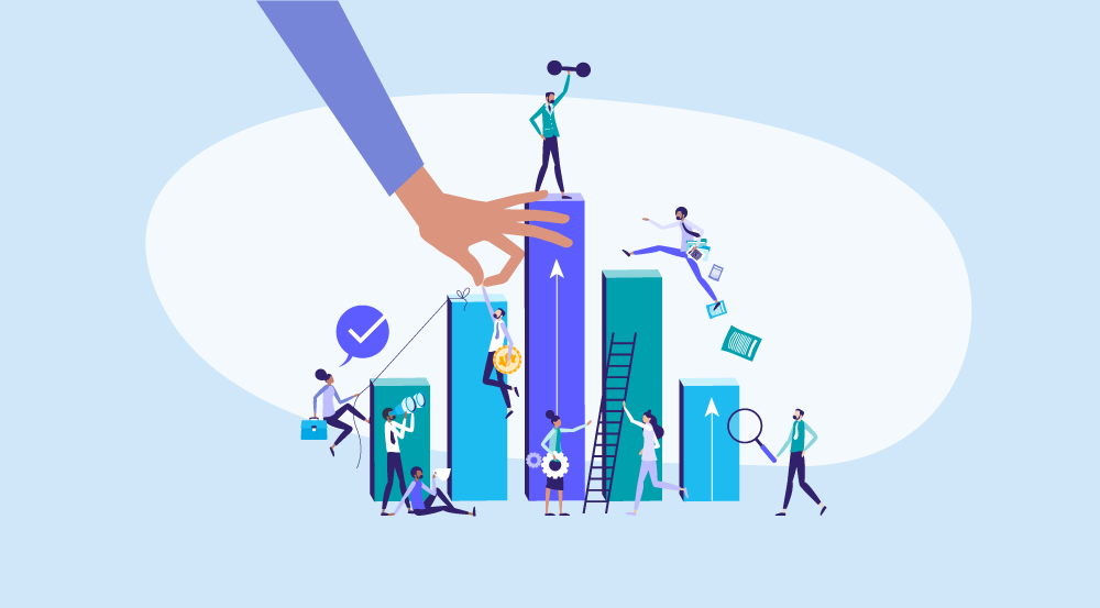 Conceptual representation of organizational development.