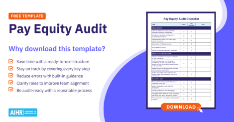 8 steps HR should follow to conduct a pay equity audit, starting from planning to ongoing monitoring.