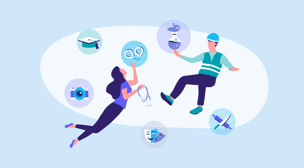 Conceptual representation of reskilling.