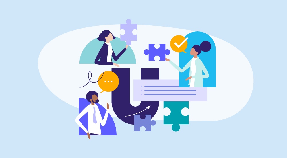 A conceptual representation of a succession planning template.