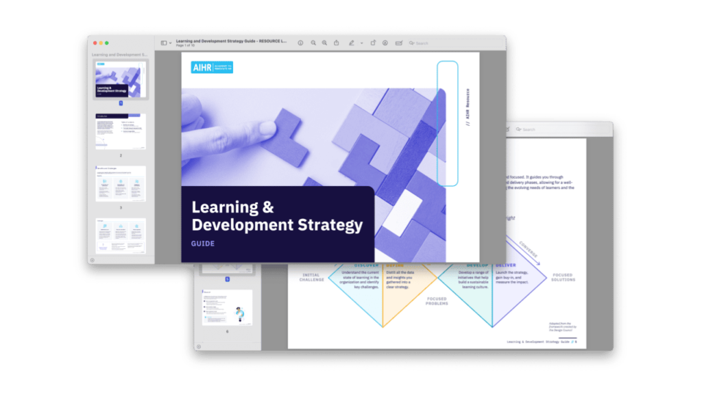 Preview of the Learning & Development Strategy guide.